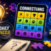 Mashable Connections Hint Today puzzle guide with colorful word groups and hints