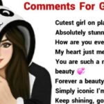 Best comment for girl pic on instagram