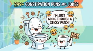 299+ constipation puns and jokes for funny bathroom humor