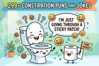 299+ constipation puns and jokes for funny bathroom humor