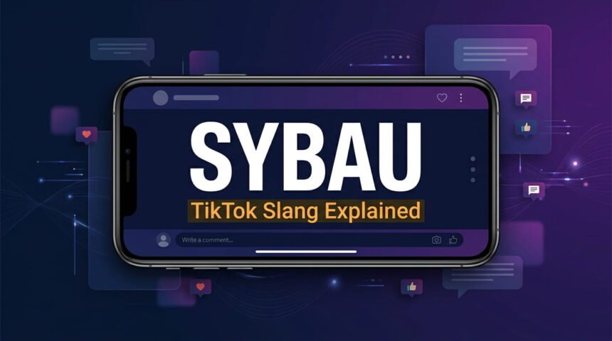 SYBAU meaning in text and its use as TikTok slang