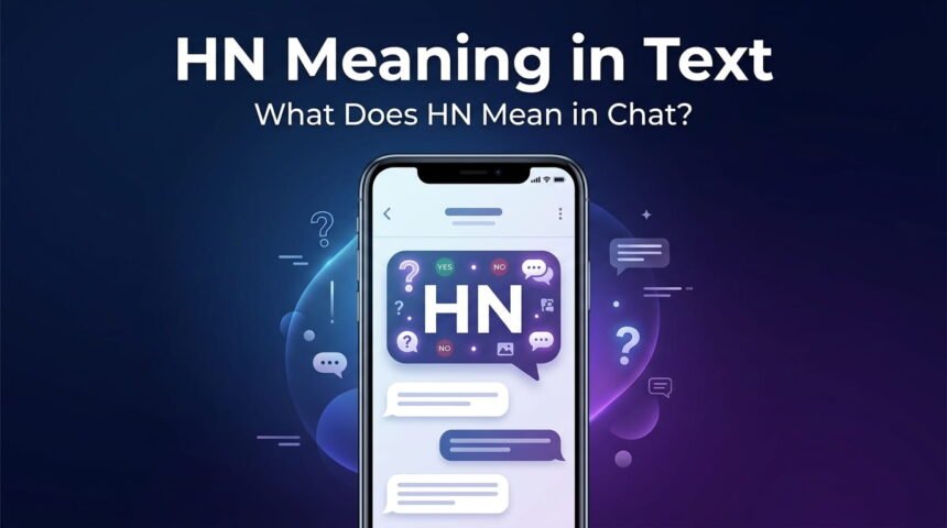 HN meaning in text and common uses in online chat