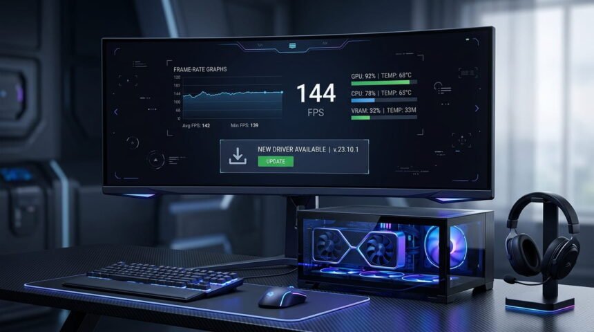 Driver updates and FPS calculators for better gaming performance