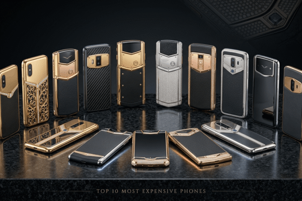 Top 10 most expensive phones in the world featuring luxury gold and diamond designs