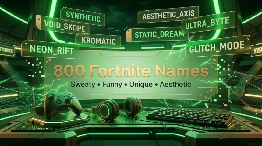 800 Fortnite names including sweaty, funny, unique and aesthetic usernames