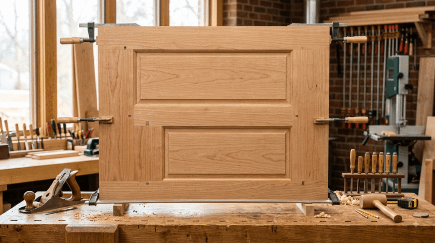 Stiles and Rails: A Complete Guide showing door frame construction