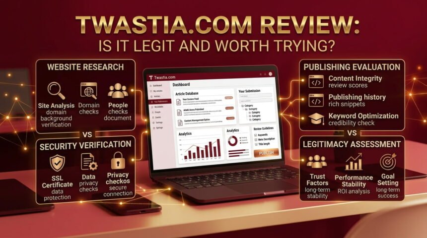 Twastia.com review showing website legitimacy and safety evaluation